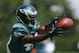 Philadelphia Eagles running back Darren Sproles catches a pass during NFL football training camp Thursday, July 31, 2014, in Philadelphia. (AP Photo/Matt Rourke)