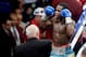 LAS VEGAS, NV - MAY 03: Adrien Broner celebrates his unanimous-decision victory over Carlos Molina after their super lightweight bout at the MGM Grand Garden Arena on May 3, 2014 in Las Vegas, Nevada. (Photo by Ethan Miller/Getty Images)