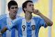Argentina's Facundo Ferreyra (9) celebrates after scoring against North Korea during a U-20 World Cup group F soccer match in Medellin, Colombia, Thursday, Aug. 4, 2011. (AP Photo/Ricardo Mazalan)