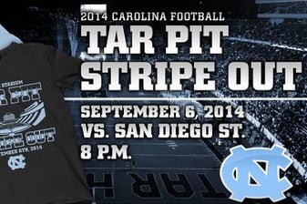 Photo: UNC Asking Fans for Blue/Black 'Stripe Out' Against San Diego State