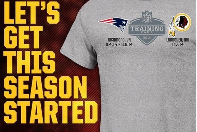 Washington's NFL Team Is Selling a Shirt Commemorating Practice