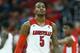 LOUISVILLE, KY - NOVEMBER 15: Kevin Ware #5 of the Louisville Cardinals walks down the court during the game against the Cornell Big Red at KFC YUM! Center on November 15, 2013 in Louisville, Kentucky. (Photo by Andy Lyons/Getty Images)