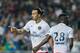 HONG KONG - JULY 29: Zlatan Ibrahimovic (L) celebrates with Jean-Christophe Bahebeck of Paris Saint-Germain after scoring a goal during the friendly match between Kitchee and Paris Saint-Germain at Hong Kong Stadium on July 29, 2014 in Hong Kong, Hong Kong. (Photo by Victor Fraile/Getty Images)