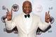 LAS VEGAS, NV - AUGUST 10: Former boxer and inductee Mike Tyson arrives at the Nevada Boxing Hall of Fame inaugural induction gala at the Monte Carlo Resort and Casino on August 10, 2013 in Las Vegas, Nevada. (Photo by Ethan Miller/Getty Images)