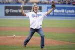 'The Dude' Abides by Throwing Out First Pitch