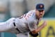 Jul 26, 2014; Anaheim, CA, USA; Detroit Tigers starting pitcher Justin Verlander (35) delivers a pitch in the second inning of the game against the Los Angeles Angels at Angel Stadium of Anaheim. Mandatory Credit: Jayne Kamin-Oncea-USA TODAY Sports