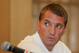 Liverpool Football Club manager Brendan Rodgers answers questions during a news conference, Tuesday, July 29, 2014, in New York. Liverpool will take on Manchester City Football Club at Yankee Stadium on Wednesday in the Guinness International Champions Cup. (AP Photo/Julie Jacobson)