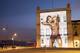 LISBON, PORTUGAL - UNDATED: In this handout provided by CR7 on August 3, 2014, an image of Cristiano Ronaldo is projected on to Praca Do Comercio, Lisbon. Cristiano Ronaldo officially unveils his new fashion campaign, Rankin X Ronaldo for CR7 Underwear, through large scale pop-up projections in seven cities around the world. The release celebrates the global launch of the second collection of CR7 Underwear. (Photo by CR7 Underwear via Getty Images)