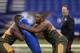 Bills rookie OT Seantrel Henderson (right) saw his stock free-fall during the spring, but the seventh-round pick still has the potential to make a name for himself in the NFL.