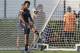 Colombia's Juan Cuadrado kicks a ball during a training session one day before his team's World Cup soccer match with Uruguay in Rio de Janeiro, Brazil, Friday, June 27, 2014. (AP Photo/Natacha Pisarenko)