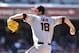 SAN DIEGO, CA - JULY 4: Matt Cain #18 of the San Francisco Giants pitches during the first inning of a baseball game against the San Diego Padres at Petco Park July 4, 2014 in San Diego, California. (Photo by Denis Poroy/Getty Images)