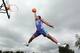 TARRYTOWN, NY - AUGUST 3: Noah Vonleh #11 of the Charlotte Hornets poses for a portrait during the 2014 NBA rookie photo shoot on August 3, 2014 at the Madison Square Garden Training Facility in Tarrytown, New York. NOTE TO USER: User expressly acknowledges and agrees that, by downloading and or using this photograph, User is consenting to the terms and conditions of the Getty Images License Agreement. Mandatory Copyright Notice: Copyright 2014 NBAE (Photo by Nathaniel S. Butler/NBAE via Getty Images)