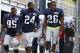 Veterans like Darrelle Revis (24, middle) and young players like Logan Ryan (26, right) will all have an impact on how the Patriots secondary performs in 2014.