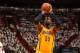 MIAMI, FL - MAY 30: Roy Hibbert #55 of the Indiana Pacers shoots against the Miami Heat in Game Six of the Eastern Conference Finals during the 2014 NBA Playoffs on May 30, 2014 in Miami, Fl. NOTE TO USER: User expressly acknowledges and agrees that, by downloading and or using this photograph, User is consenting to the terms and conditions of the Getty Images License Agreement. Mandatory Copyright Notice: Copyright 2014 NBAE (Photo by Issac Baldizon/NBAE via Getty Images)