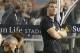 Liverpool's manager Brendan Rodgers, right, looks up at the scoreboard in the second half during the final of the Guinness International Champions Cup soccer match between Liverpool and Manchester United, Monday, Aug. 4, 2014, in Miami Gardens, Fla. Manchester United defeated Liverpool 3-1. (AP Photo/Lynne Sladky)