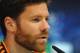 MADRID, SPAIN - APRIL 22: Xabi Alonso of Real Madrid CF answers a question during their press conference at Valdebebas training ground ahead of the UEFA Champions League semi-final first leg match against Bayern Munich on April 22, 2014 in Madrid, Spain. (Photo by Denis Doyle/Getty Images)
