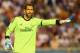 GOTHENBURG, SWEDEN - JULY 27: Diego Lopez, goalkeeper of Real Madrid gestures during the pre season friendly match between Real Madrid and Paris Saint-Germain at Ullevi on July 27, 2013 in Gothenburg, Sweden. (Photo by Martin Rose/Getty Images)