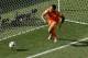 Netherlands' Memphis Depay (21) celebrates scoring his side's second goal during the group B World Cup soccer match between the Netherlands and Chile at the Itaquerao Stadium in Sao Paulo, Brazil, Monday, June 23, 2014. (AP Photo/Thanassis Stavrakis)