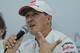 Mercedes driver Michael Schumacher announces his retirement from Formula One at the end of the 2012 season during a press conference at the Suzuka Circuit venue for the Japanese Formula One Grand Prix in Suzuka, Japan, Thursday, Oct. 4, 2012. (AP Photo/Shizuo Kambayashi)