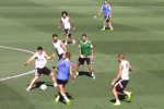 Ramos Welcomes James With Nutmeg in Training