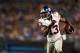 CHARLOTTE, NC - SEPTEMBER 20: Ramses Barden #13 of the New York Giants during their game at Bank of America Stadium on September 20, 2012 in Charlotte, North Carolina. (Photo by Streeter Lecka/Getty Images)