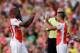 Joel Campbell makes way for Alexis Sanchez during a pre-season clash—the future of Arsenal's attack?
