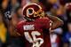 LANDOVER, MD - DECEMBER 01: Alfred Morris #46 of the Washington Redskins celebrates after scoring a one yard touchdown in the first quarter against the New York Giants during their game at FedExField on December 1, 2013 in Landover, Maryland. (Photo by Rob Carr/Getty Images)