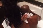 Floyd Posts Video of Daily Sponge Bath Routine