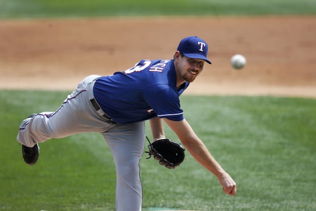 Nick Tepesch Finding Success by Studying Colby Lewis on the Mound