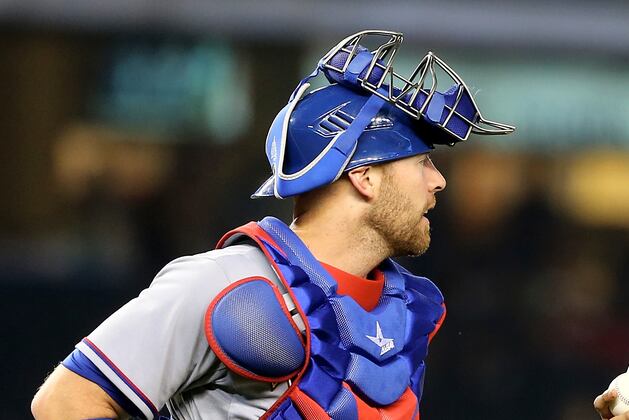 Rangers Designate Chris Gimenez for Assignment