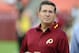 Aug 19, 2013; Landover, MD, USA; Washington Redskins owner Daniel Snyder on the field before the game against the Pittsburgh Steelers at FedEX Field. Mandatory Credit: Brad Mills-USA TODAY Sports
