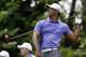 Tiger Woods hit a few poor shots at the PGA on Thursday.