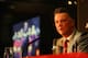 MANCHESTER, ENGLAND - JULY 17: Louis van Gaal appears at a press conference as he is unveiled as the new Manchester United manager at Old Trafford on July 17, 2014 in Manchester, England. (Photo by Clive Mason/Getty Images)