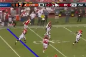 Dre Kirkpatrick Gets Pick-Six off of Chase Daniel (gif)