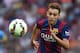 GENEVA, SWITZERLAND - AUGUST 06: Munir El Haddadi of FC Barcelona in action during the pre-season friendly match between FC Barcelona and SSC Napoli on August 6, 2014 in Geneva, Switzerland. (Photo by Valerio Pennicino/Getty Images)