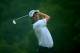 LOUISVILLE, KY - AUGUST 09: Justin Rose of England hits his tee shot on the eighth hole during the third round of the 96th PGA Championship at Valhalla Golf Club on August 9, 2014 in Louisville, Kentucky. (Photo by Andrew Redington/Getty Images)