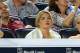 Aug 4, 2014; Bronx, NY, USA; American supermodel Kate Upton looks on from behind the Tigers dugout during the fourth inning of a game between the New York Yankees and the Detroit Tigers at Yankee Stadium. Mandatory Credit: Brad Penner-USA TODAY Sports