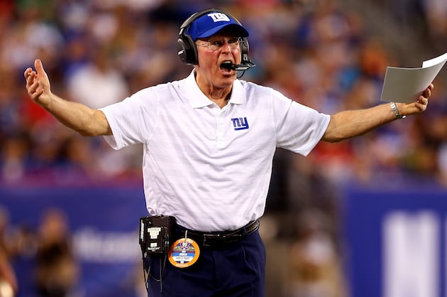 Penalties Irk Giants Coach Tom Coughlin