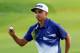 LOUISVILLE, KY - AUGUST 09: Rickie Fowler of the United States waves as he walks off the fifth green during the third round of the 96th PGA Championship at Valhalla Golf Club on August 9, 2014 in Louisville, Kentucky. (Photo by Andrew Redington/Getty Images)