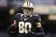 Dec 8, 2013; New Orleans, LA, USA; New Orleans Saints tight end Jimmy Graham (80) carries the ball during warmups prior to kickoff against the Carolina Panthers at the Mercedes-Benz Superdome. Mandatory Credit: Crystal LoGiudice-USA TODAY Sports