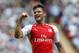 Arsenal's Olivier Giroud celebrates his goal against Manchester City during their English Community Shield soccer match at Wembley Stadium in London, Sunday, Aug. 10, 2014. (AP Photo/Sang Tan)