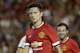 Manchester United's Ander Herrera walks on the field during the first half of a friendly soccer match against the Los Angeles Galaxy at the Rose Bowl on Wednesday, July 23, 2014, in Pasadena, Calif. (AP Photo)