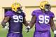 LSU defensive tackles Greg Gilmore and Quentin Thomas