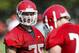 Kolton Houston started at tackle last season but may move to guard this year.