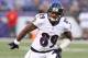 Aug 7, 2014; Baltimore, MD, USA; Baltimore Ravens wide receiver Steve Smith (89) in action against the San Francisco 49ers at M&T Bank Stadium. Mandatory Credit: Mitch Stringer-USA TODAY Sports
