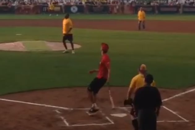 VIDEO: Michael Carter-Williams Hits a Home Run Against Magic Johnson