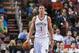 Apr 5, 2014; Philadelphia, PA, USA; Brooklyn Nets forward Mason Plumlee (1) during the third quarter against the Philadelphia 76ers at the Wells Fargo Center. The Nets defeated the Sixers 105-101. Mandatory Credit: Howard Smith-USA TODAY Sports