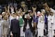 San Antonio Spurs owner Peter Holt holds up the Larry O'Brien NBA Championship Trophy after Game 5 of the NBA basketball finals against the Miami Heat on Sunday, June 15, 2014, in San Antonio. The Spurs won the NBA championship 104-87. (AP Photo/David J. Phillip)