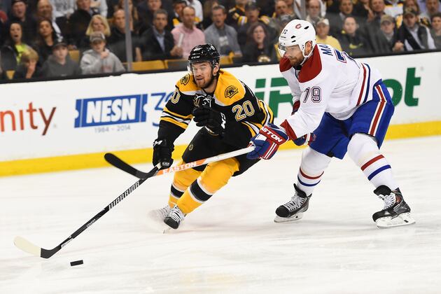 Paille Ready to Move Up Bruins Lineup If Needed