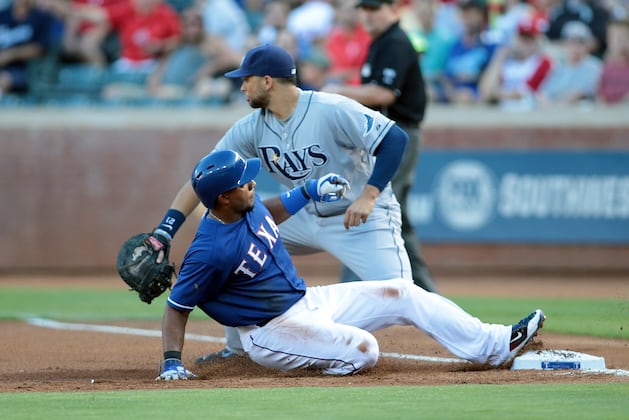 Rangers Top Rays on Walk-off Walk in 14